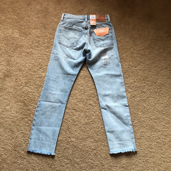 New [ Levi’s ] 501 straight crop selvedge jeans - Picture 8 of 8